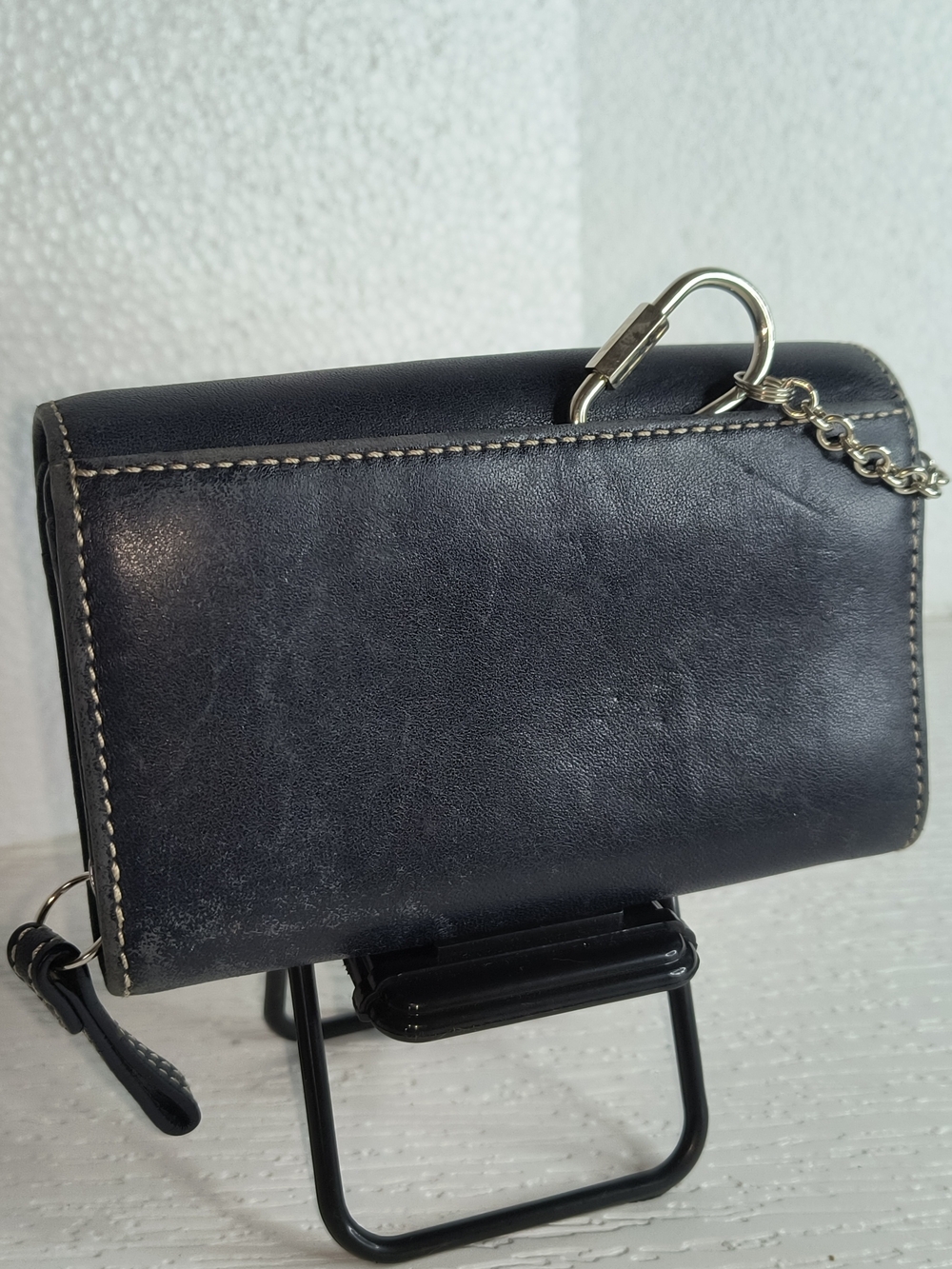 COACH Black Leather Key/Wallet Case - Picture 4 of 6